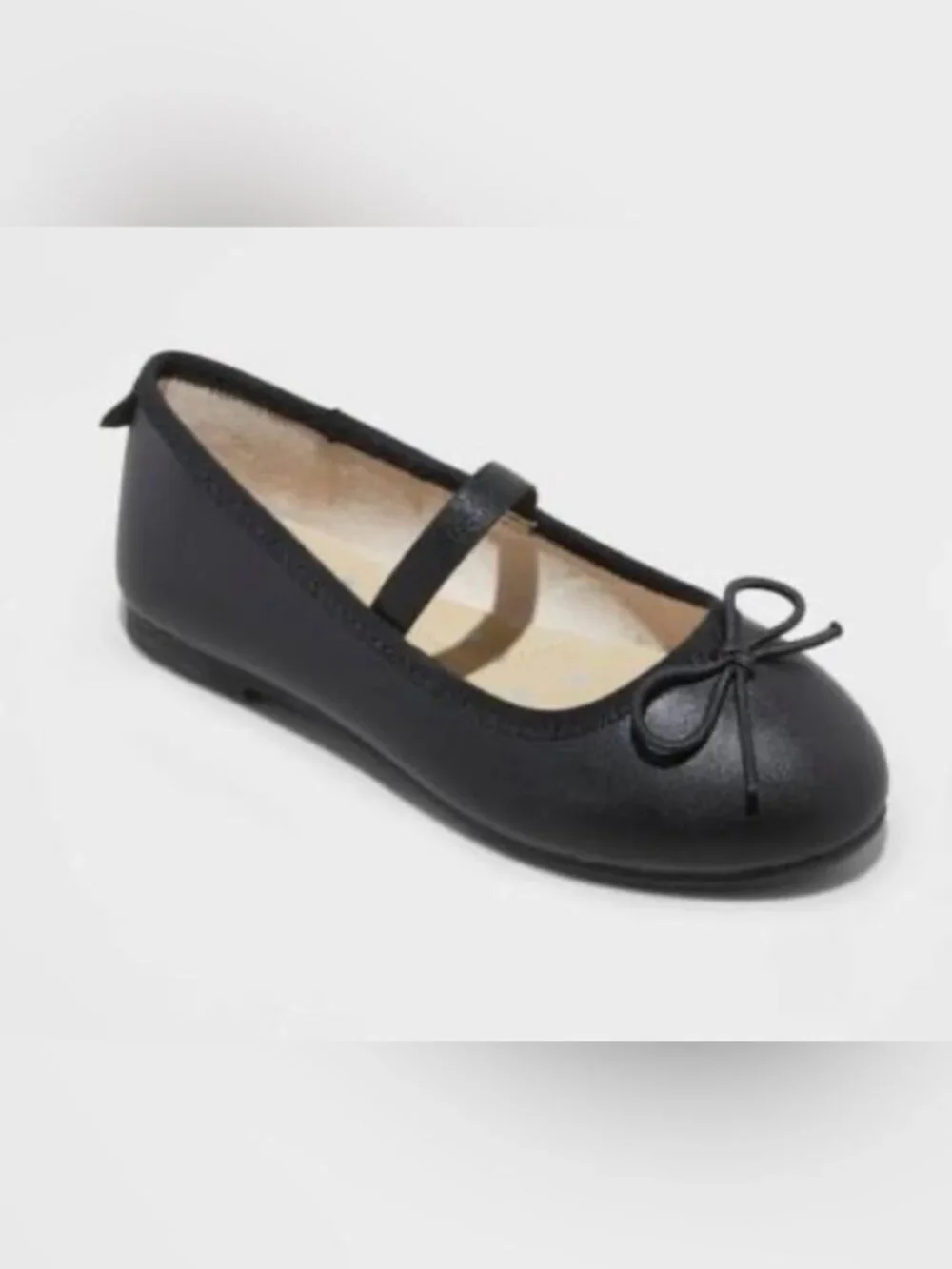 NEW Toddler Nora Slip-On Ballet Flats - Cat & Jack™ Black 7T